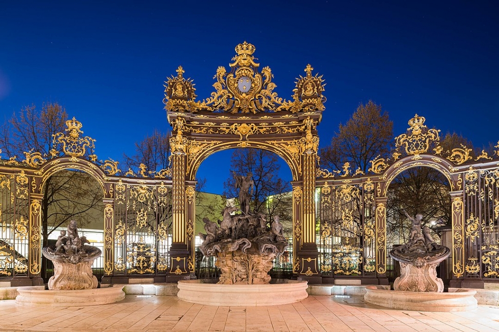 Porte jean Lamour - Place Stanislas -  Nancy (54) -crédit Nicolas Cornet