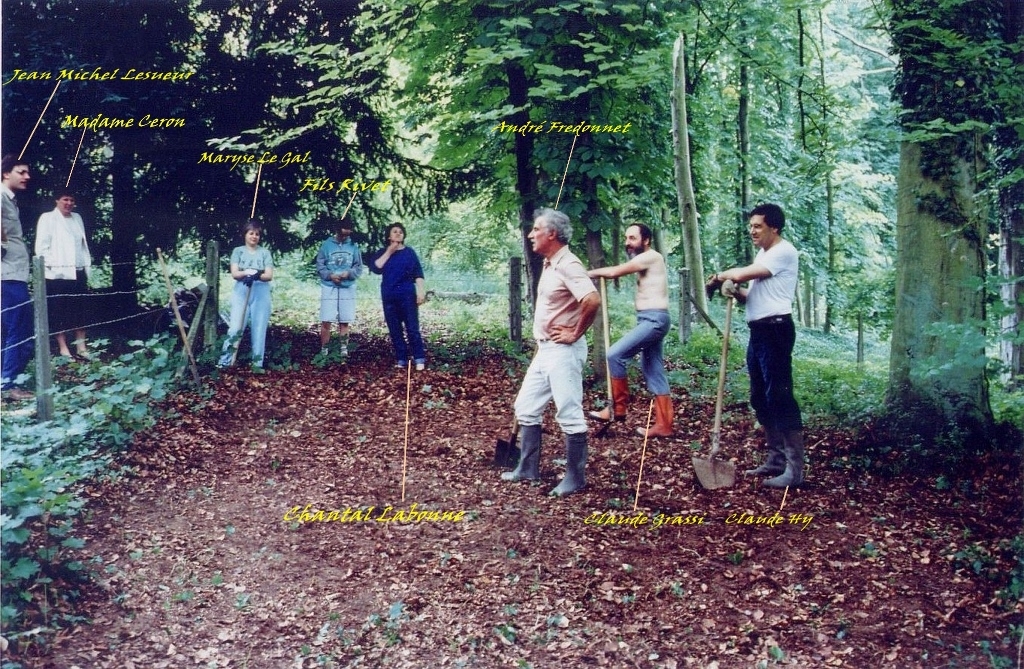 06- Identification des participants (dont Claude Grassi qui a obtenu l'autorisation de prospecter à Grignon)
