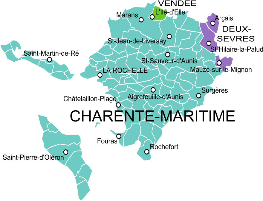 Carte de l'Aunis - Wikipedia