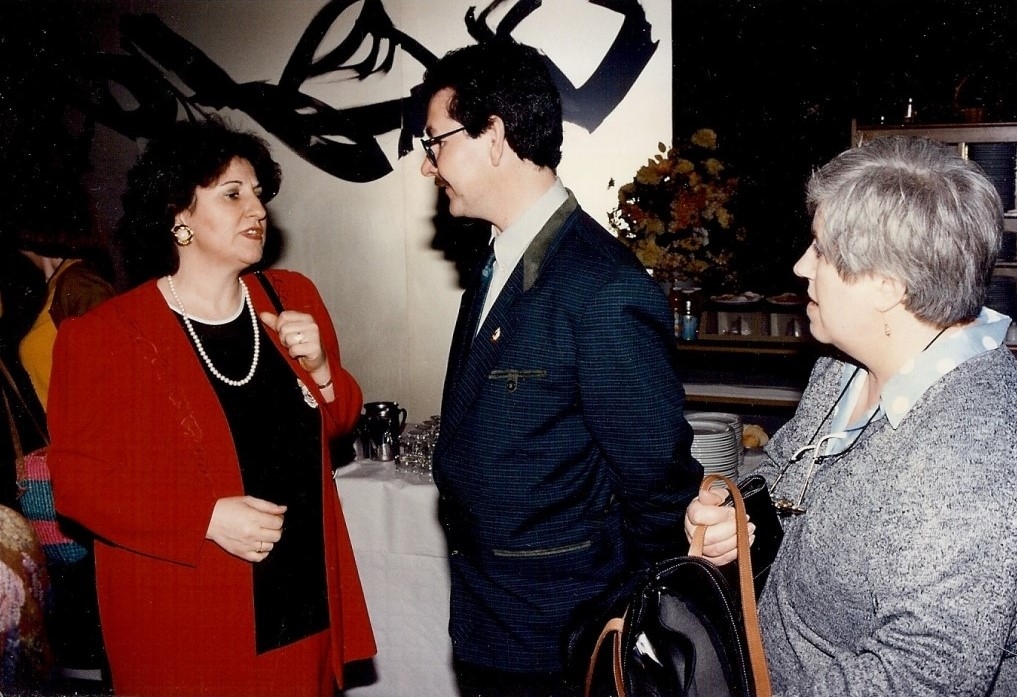 Chantal Labonne, PY Le Maguet et Maud Nguyen, membres du club