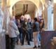 Le groupe  en visite au musée de Semur en Auxois sous la conduite d'Alexandra, la conservatrice.